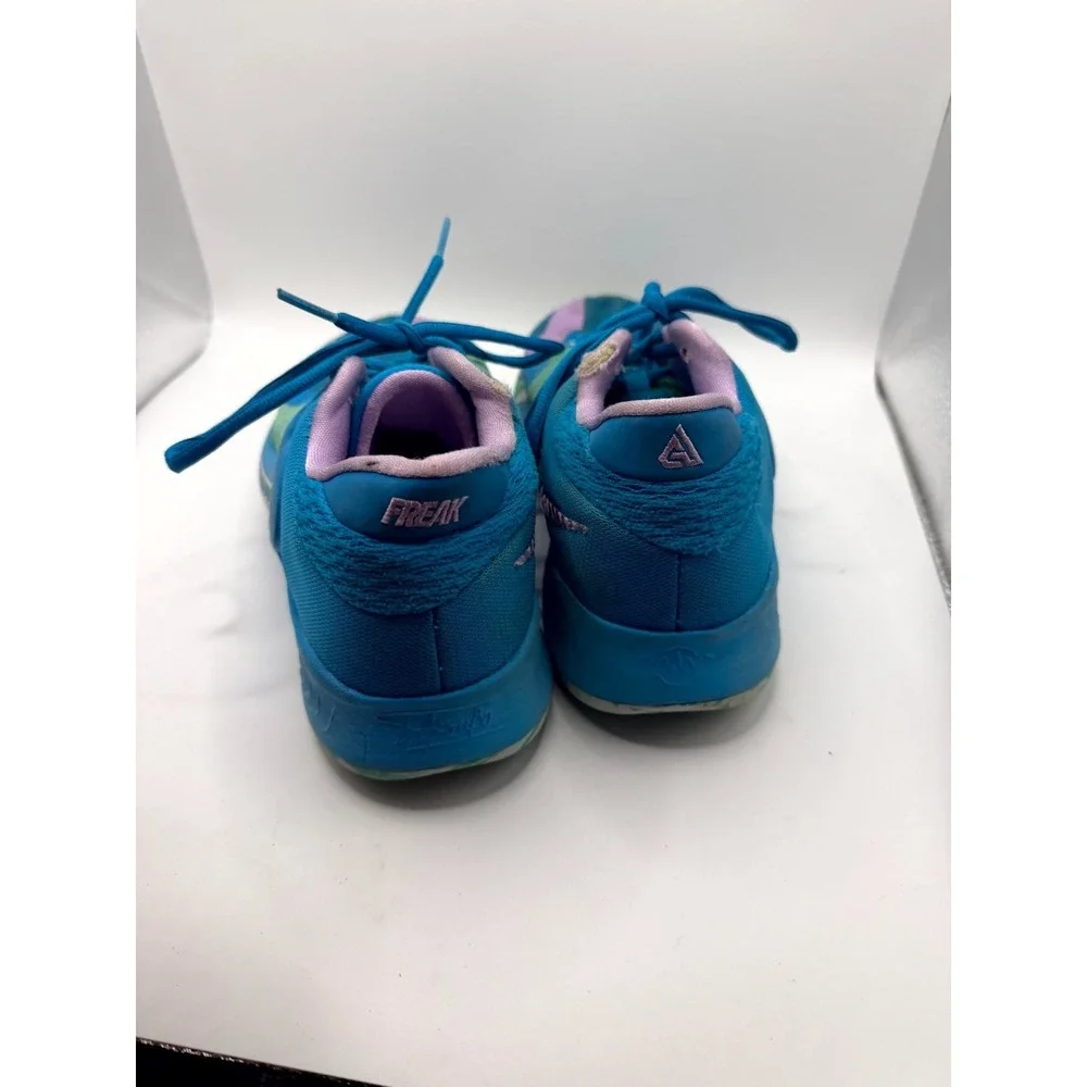 Nike Zoom Freak 4 GS Birthstone DQ0553-400 Kids 7 Sneaker‎ Blue Basketball Shoes
